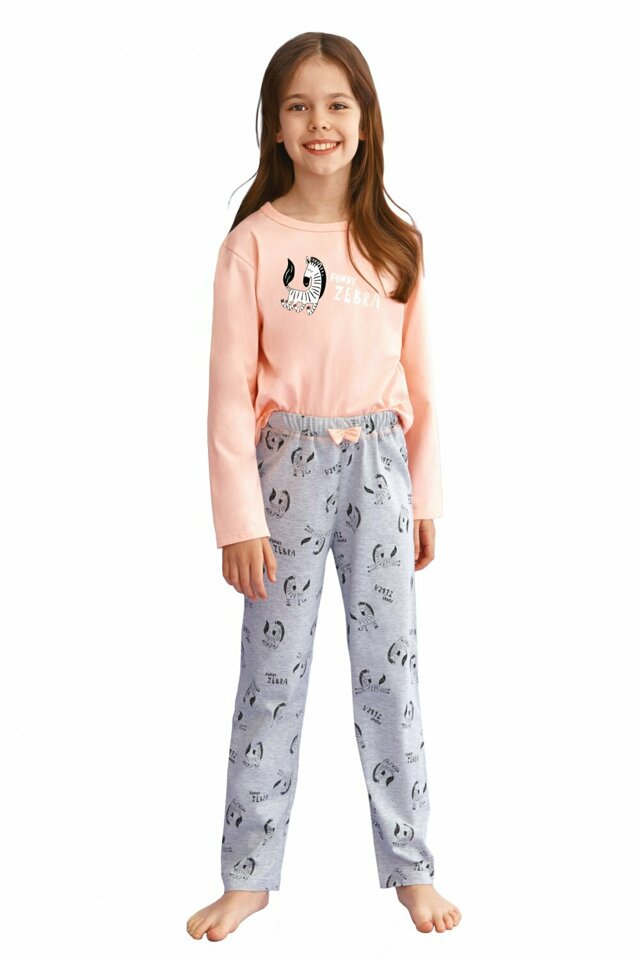 Dívčí pyžamo 2615 Sarah pink - TARO - 104 - růžová