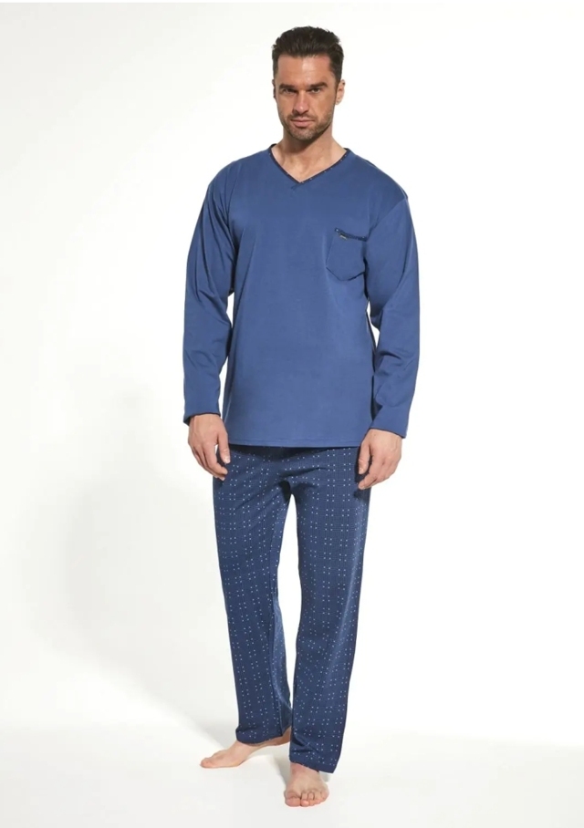 Pánské pyžamo Cornette 122/218 Jason - L - Modrá