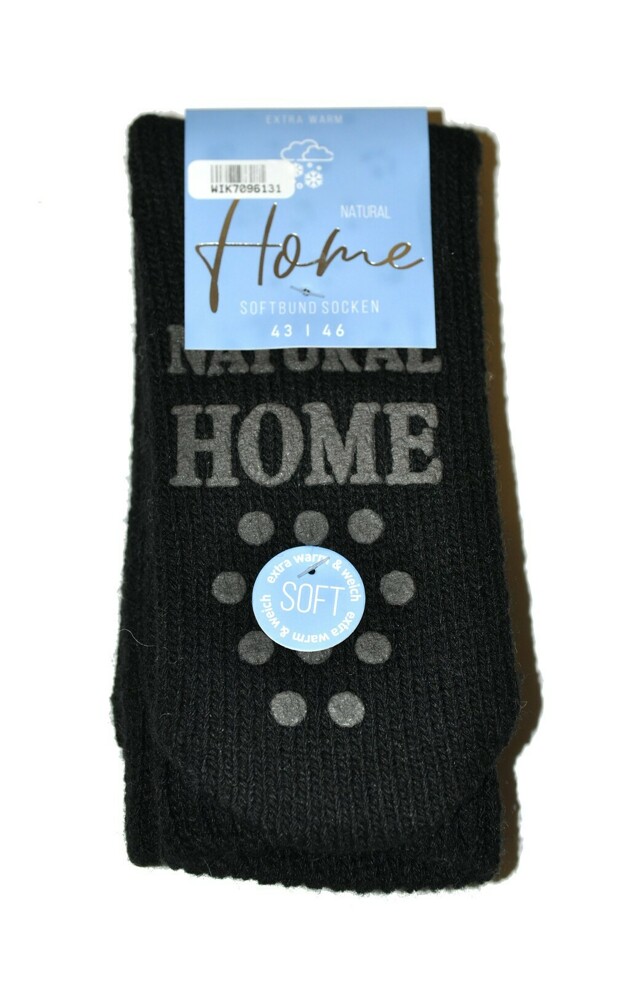 Dámské ponožky WiK 70961 Home Natural ABS - 43-46 - černá