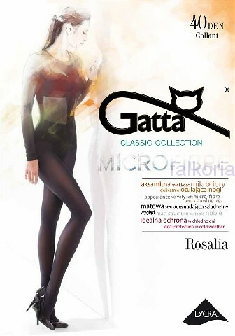 Punčochové kalhoty Gatta Rosalia 40 den 5-XL - 5-XL - ferrari/červená