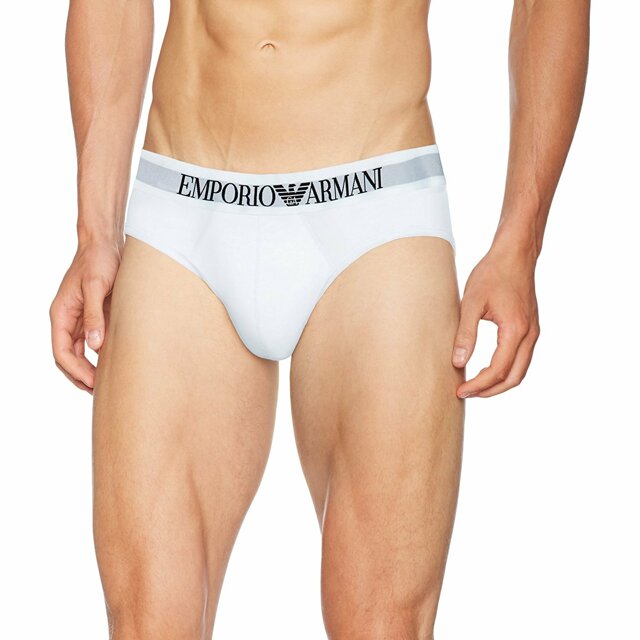 Slipy 111285 CC729 00010 bílá - Emporio Armani - L - bílá