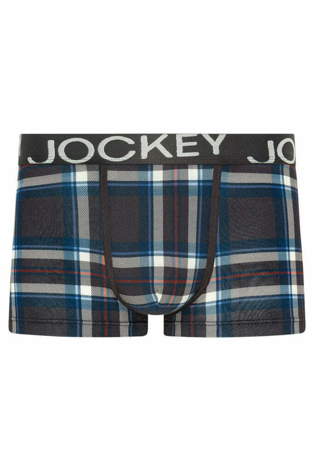 Pánské boxerky 1801212H - Jockey - M - tm.modrá/karo