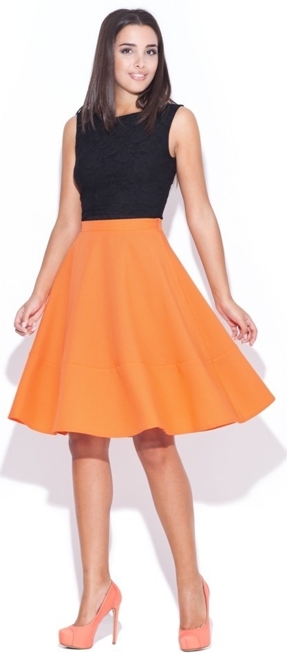 Dámská sukně oranžová K055 - Katrus