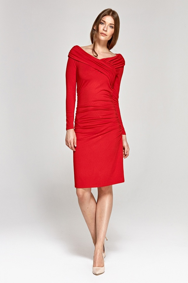 Dámské šaty CS07 - Colett - 36 - červená