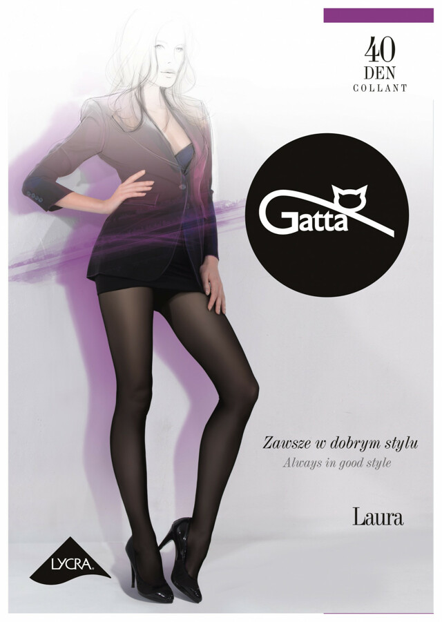 Dámské punčochové kalhoty Gatta| Laura 40 den - 4-L - Londýn / epizodagrafit