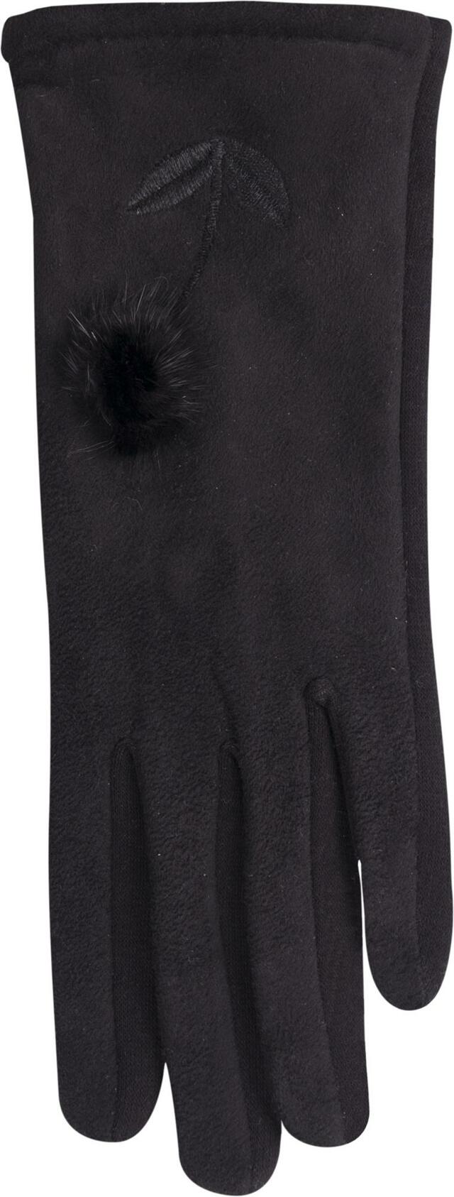 Dámské rukavice R-148 černá - Yoclub - 24 cm - černá