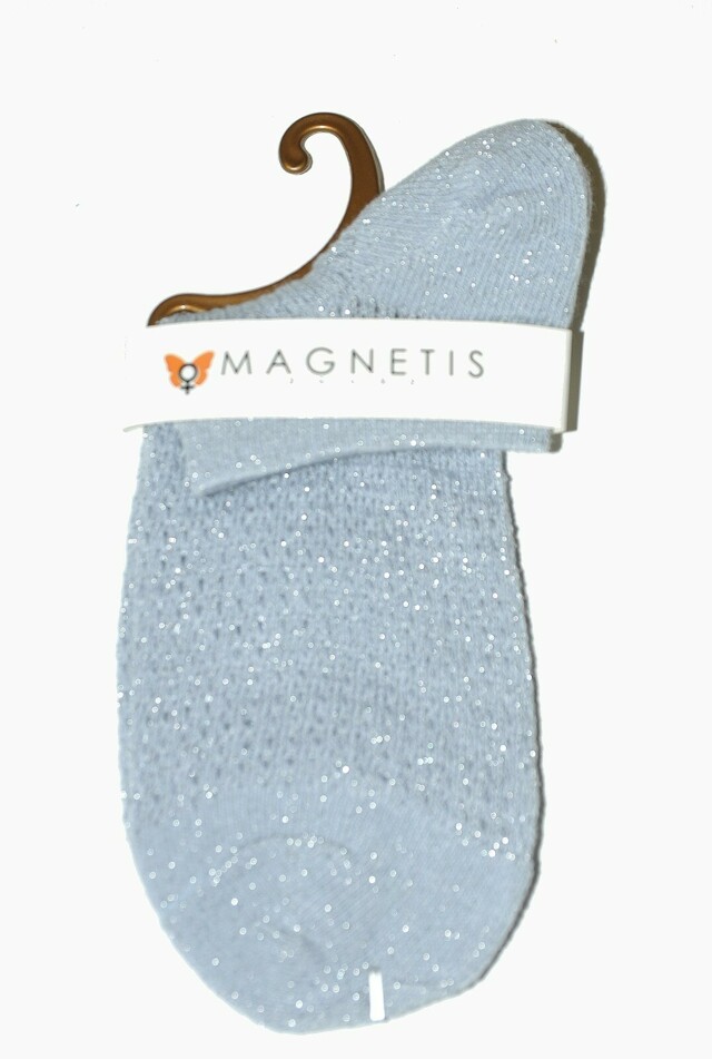 Dámské ponožky Magnetis 13529 Ažura, lurex - univerzální - med