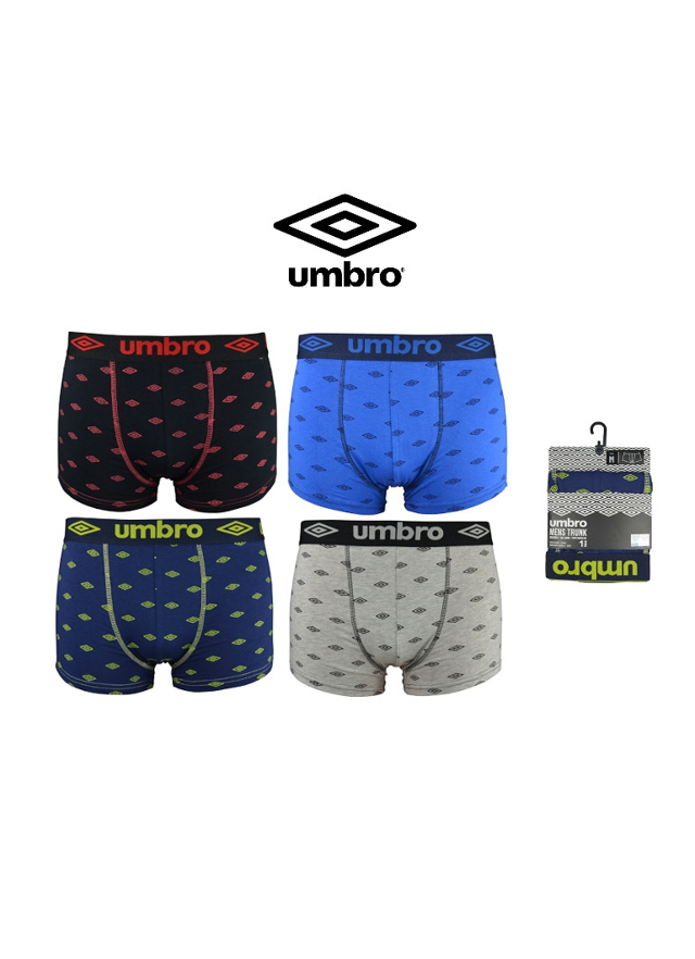 Pánské boxerky Umbro UMUM 0192-71 Mens Trunk - XXL - grey