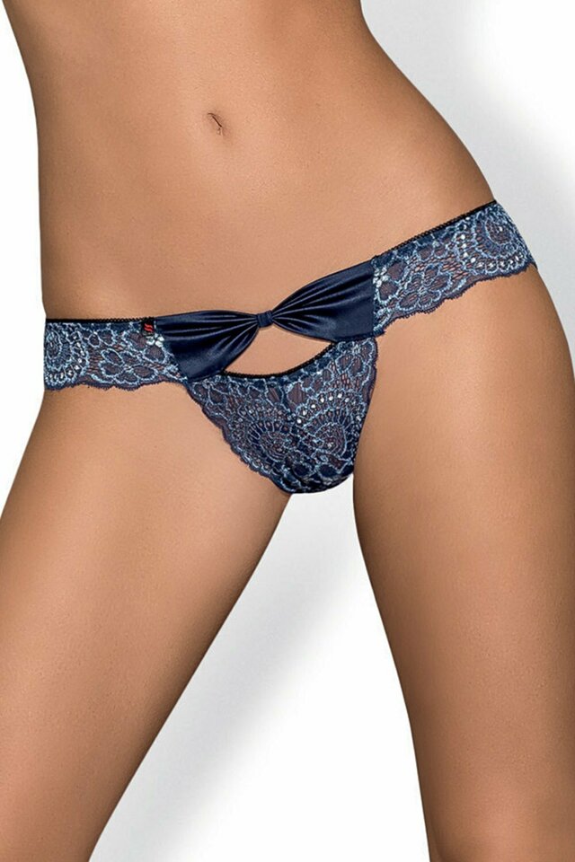 Erotické kalhotky Auroria - OBSESSIVE - L/XL - světle modrá