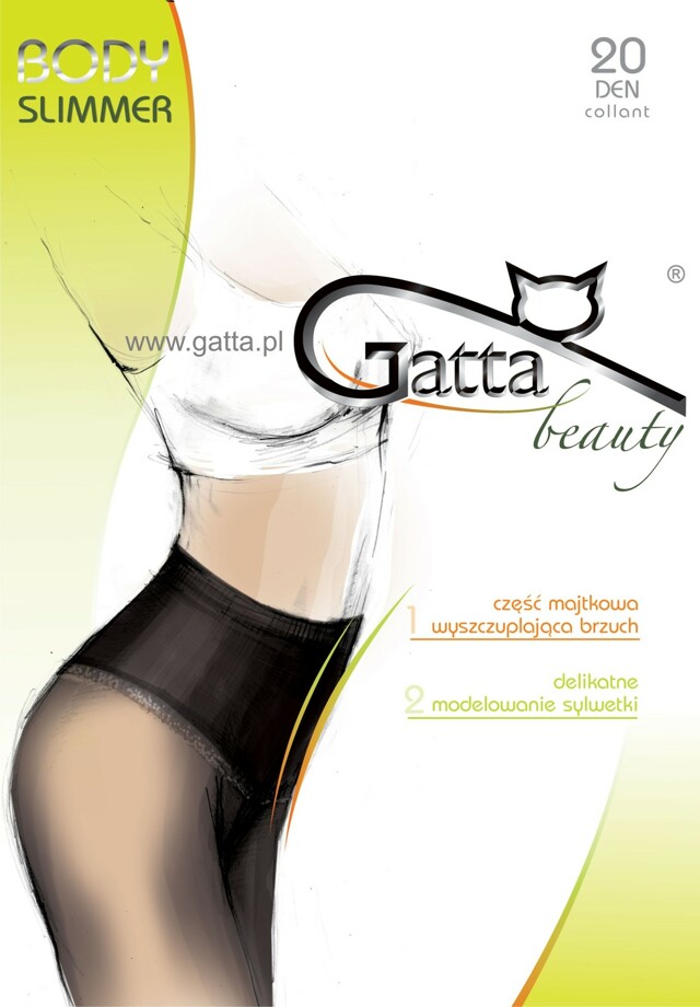 Punčochové kalhoty Gatta Body Slimmer 20 den - 2-S - béžová/odstín béžové