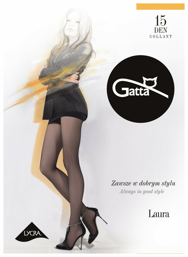 Punčochové kalhoty Gatta Laura 15/20 den - 1-XS - odstín hnědé