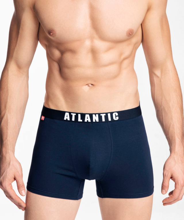 Boxerky Atlantic 3BMH-011 A'3 M-2XL - S - černá