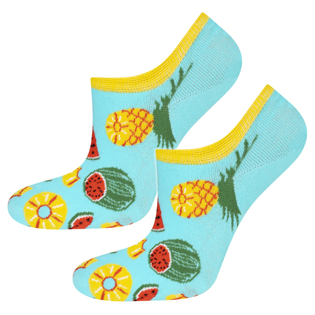 Dámské ponožky SOXO - Meloun, ananas