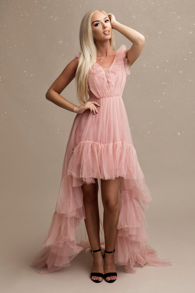Dámské šaty HM 2252 - YourNewStyle - L - staro-růžová
