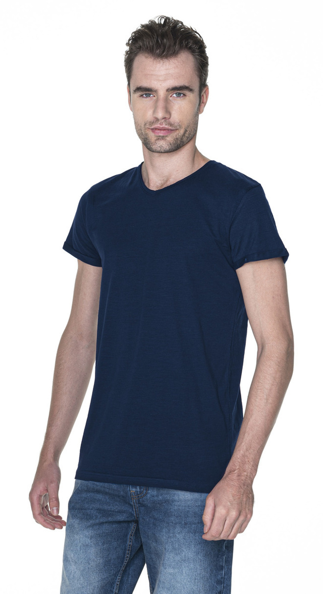 Pánské tričko LIFE 21250 - tmavě modrá - M