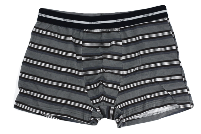 Pánské boxerky 1BE-483 - Redo - XL - šedá s proužkem