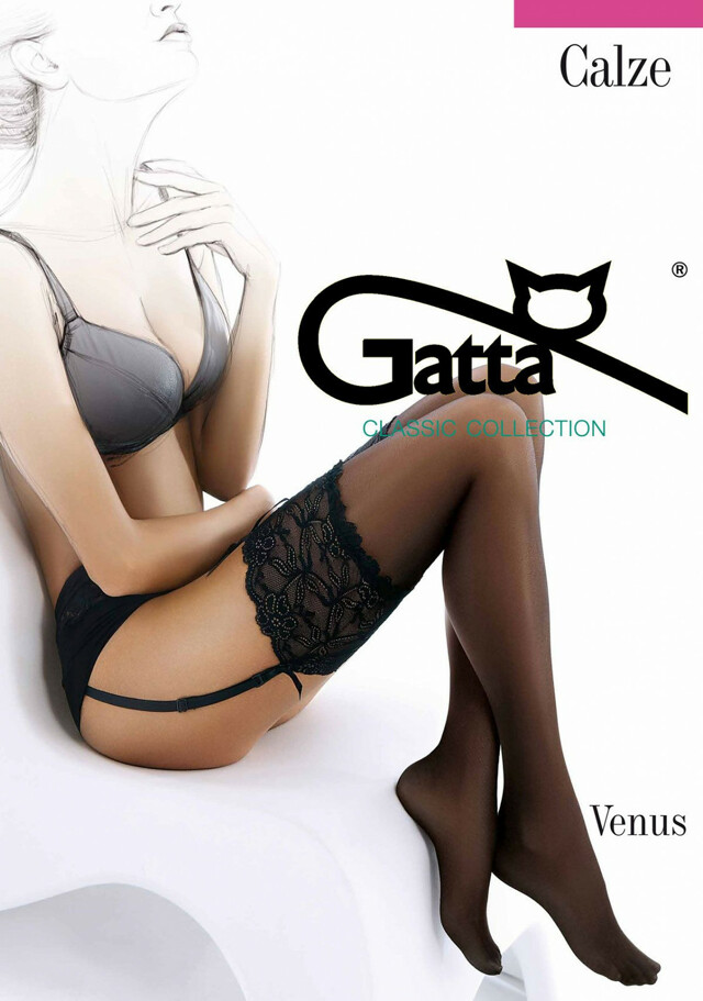 Punčochy Gatta |Venus lycra 20 den - 3-4 - béžová/odstín béžové
