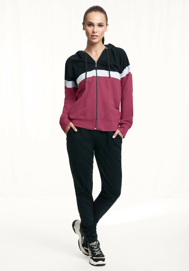 Dámský dres Luna 307 dł/r S-2XL - XL - burgundské