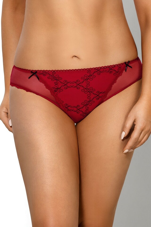 Dámská tanga 1609 Rasberry - M - bordó