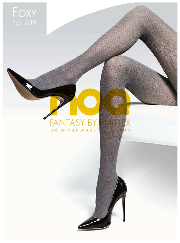 Punčochové kalhoty Knittex Noa Foxy 50 den - 3-M - tmavě šedá