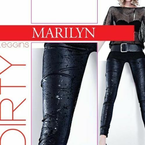 Dámské legíny Dirty 681 120 DEN - Marilyn - S/M - černá