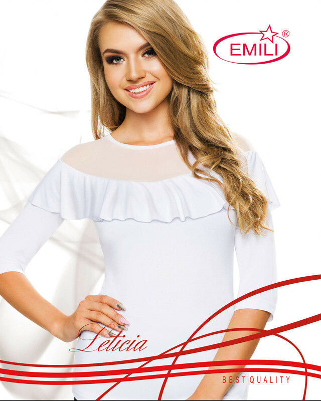 Dámská blůzka Emili Leticia S-2XL - L - bílá