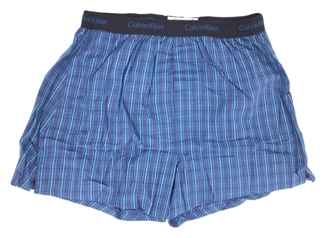 Pánské trenýrky U1500A-96X modrá - Calvin Klein - 32 - modrá-proužek