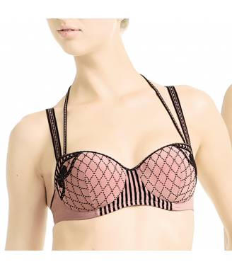 Podprsenka 160601 - Marlies Dekkers - 70E - černo/růžová