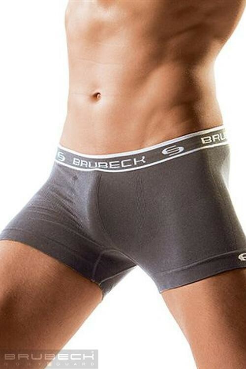 Bezešvé prádlo BX 10050 shortbox grey - S - šedá