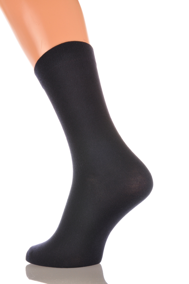 Hladké ponožky k obleku DERBY - 39-41 - šedá