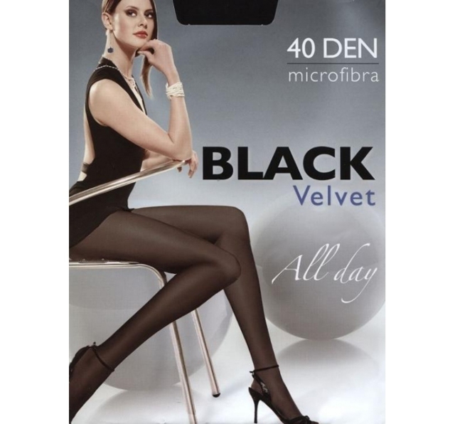 Punčochové kalhoty Egeo Black Velvet 40 den