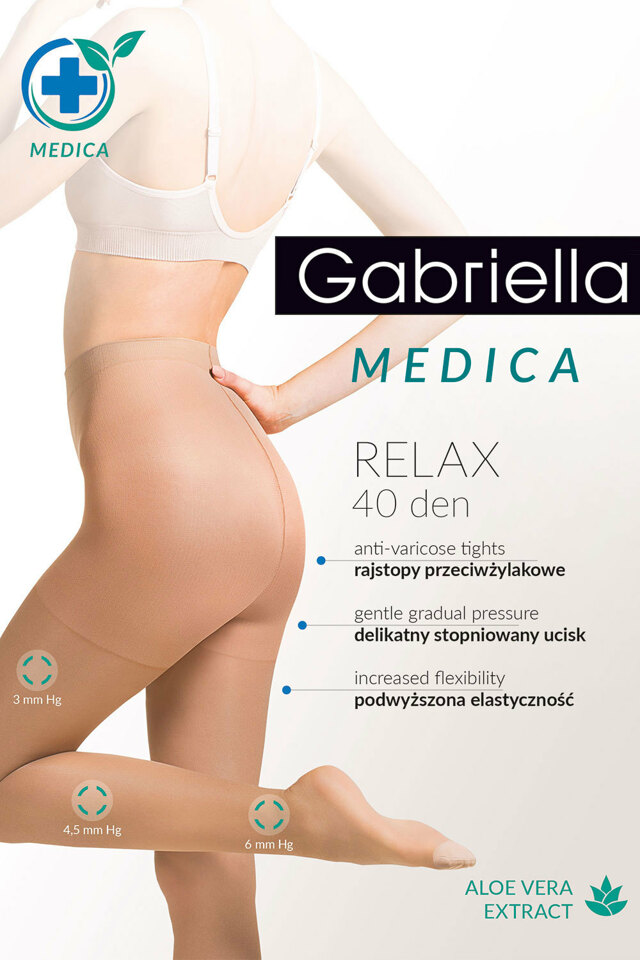 Punčochové kalhoty Gabriella Medica Relax 40 DEN Code 111