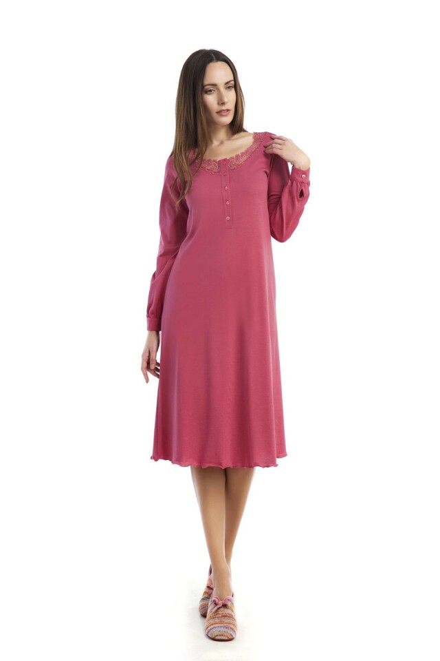 Dámská noční košile Bianca 00-10-2610 - Vamp - XL - modrá