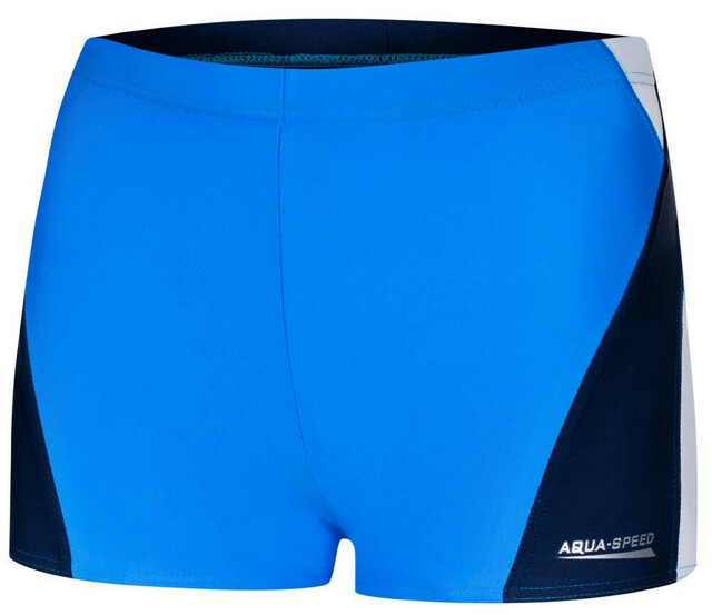 AQUA SPEED Plavecké šortky Alex Blue/Navy Blue/White Pattern 254 - XL