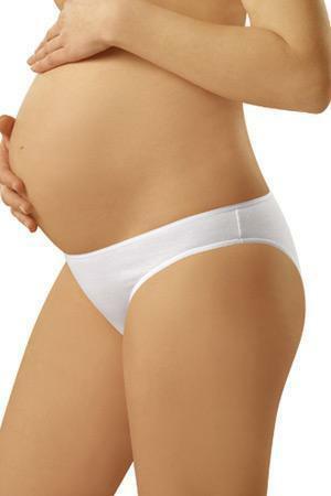 Těhotenské kalhotky Mama mini - Italian Fashion - L - bílá