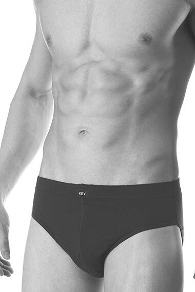 Pánské slipy Key MPC 126 M-2XL A'2 - M - černá