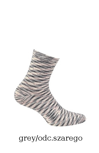 Vystínované dámské ponožky Wola W84.123 - univerzální - šedá 002/odd.šedá