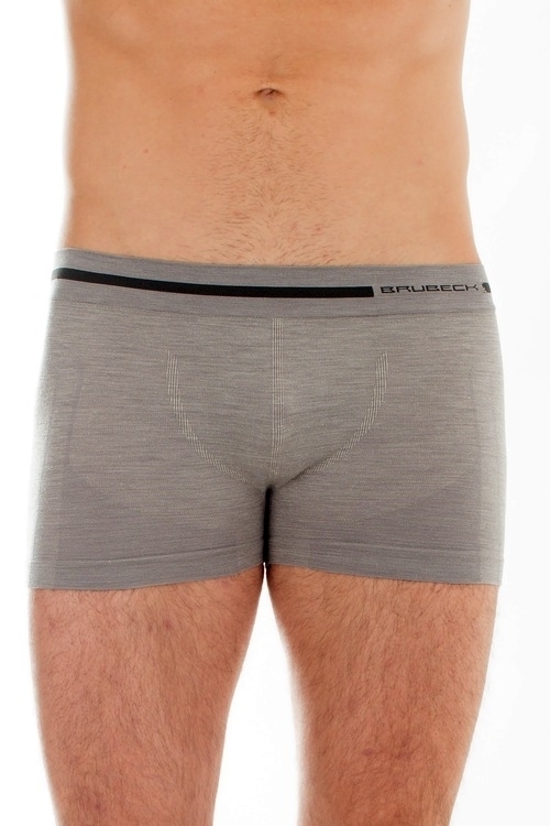 Bezešvé prádlo Wool BX 10430 grey - S - šedá
