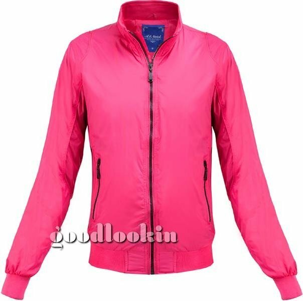 Růžová dámská větrovka AL NWICK (50320) - S (36) - růžová