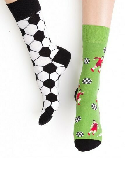 Pánské vzorované nepárové ponožky More 079 - 39-42 - zelená