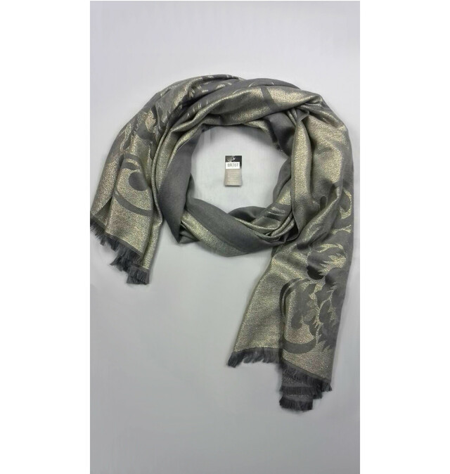 Šála Bruno Rossi Róża Lurex BR 707 - univerzální - tm.béžová