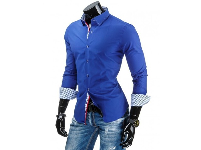 Pánská košile DX0945 - Viadi Polo - XL - modrá