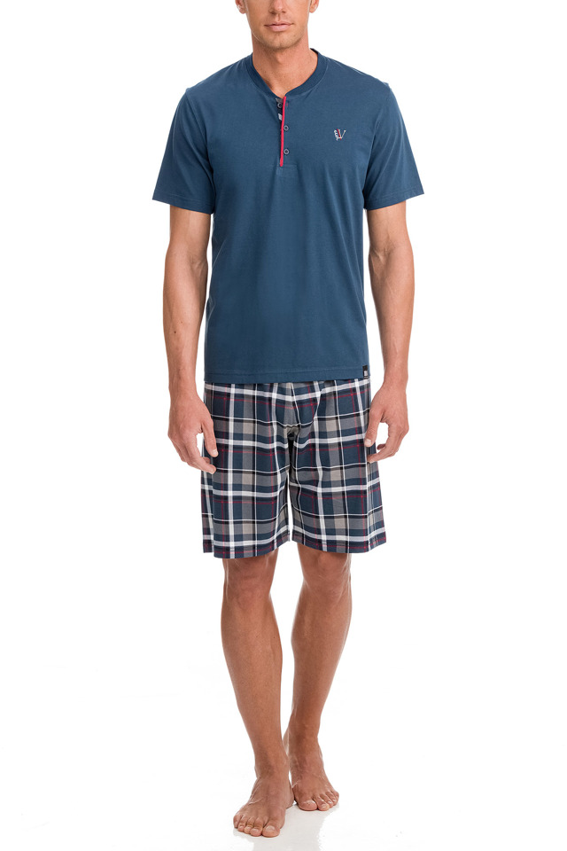 Vamp - Pánské pyžamo 12601 - Vamp - 5xl