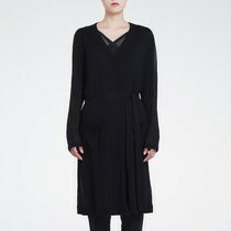 Dámský župan QS5787A - Calvin Klein - XS/S - černá