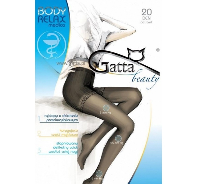 Punčochové kalhoty Beauty Body Relax medica 20 DEN - Gatta
