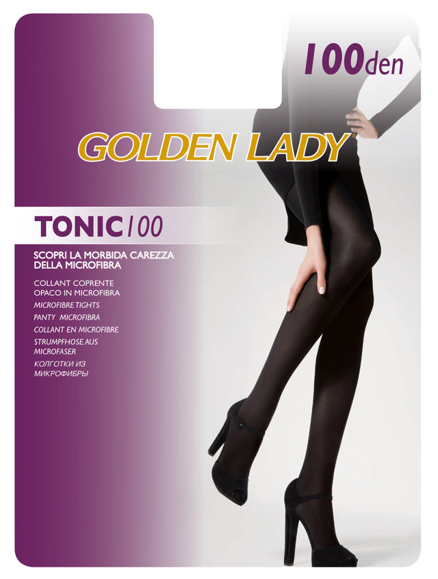Punčochové kalhoty Tonic 100 DEN - GOLDEN LADY - 3