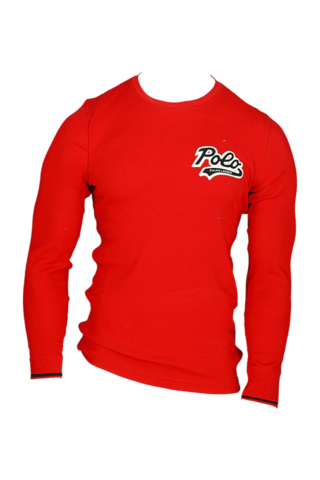 Pánské pyžamové tričko 714754014003 červená - Ralph Lauren - M - červená