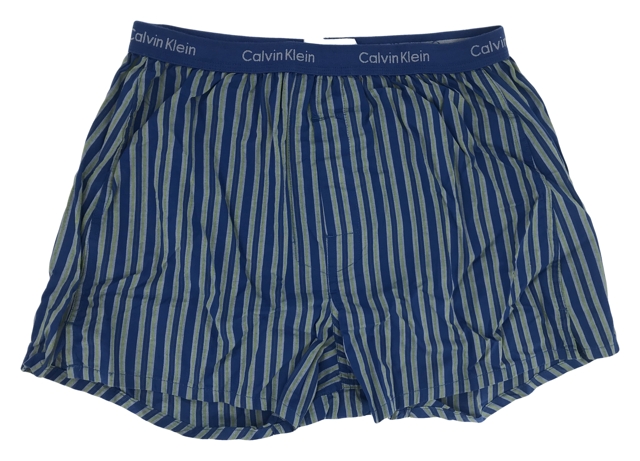 Pánské trenýrky U1500A-95H modrá - Calvin Klein - 32 - modrá-proužek