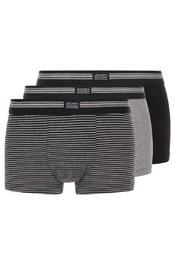 Pánské boxerky 17302913 3pack - Jockey - M - šedá, tm.modrá, proužek