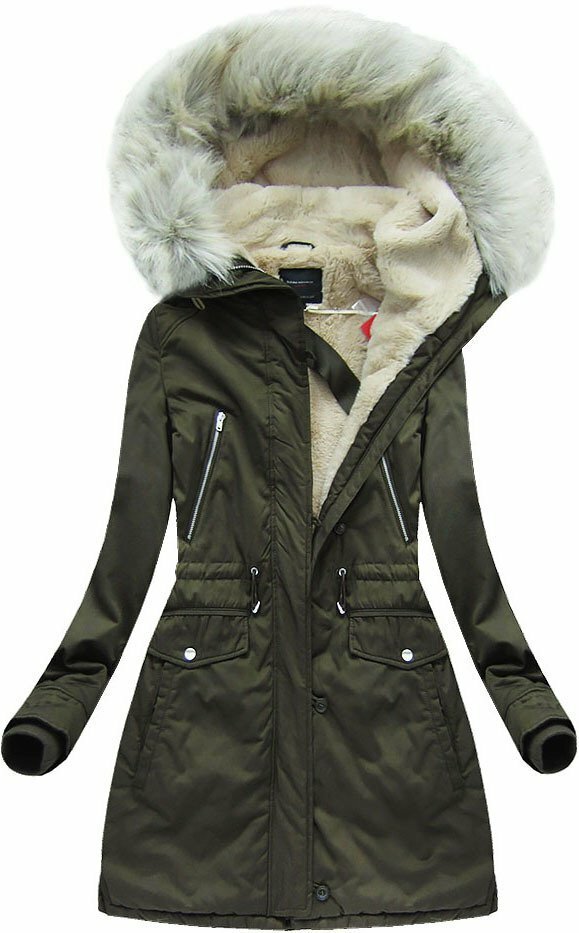 Army dámská zimní bunda (6088) - XS (34) - army